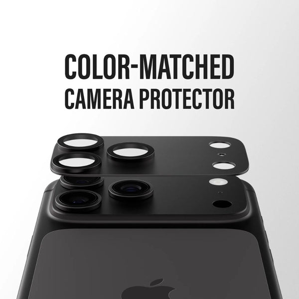 PanzerGlass Fender camera lens protector for iPhone 18 Pro Max in Shades of Grey with slim matte aluminum camera protection Qatar