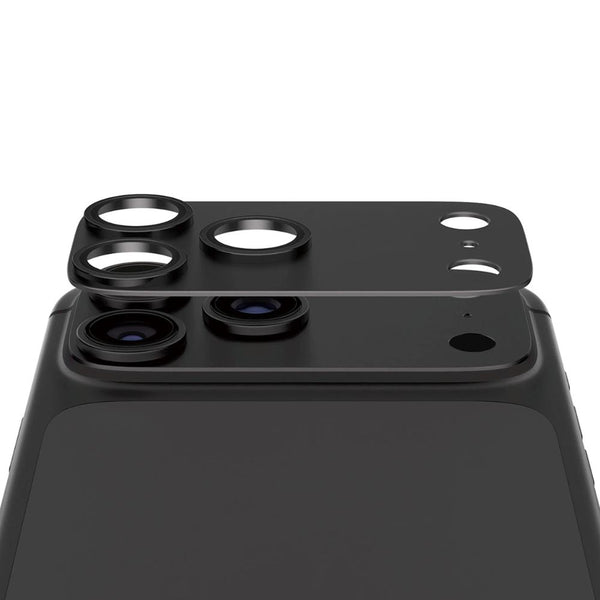 PanzerGlass Fender camera lens protector for iPhone 18 Pro in Shades of Grey with slim matte aluminum camera protection Qatar