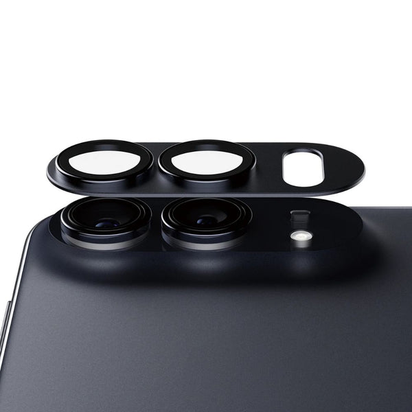PanzerGlass Fender Midnight camera lens protector for iPhone Duo with slim matte aluminum housing and camera plateau protection Qatar