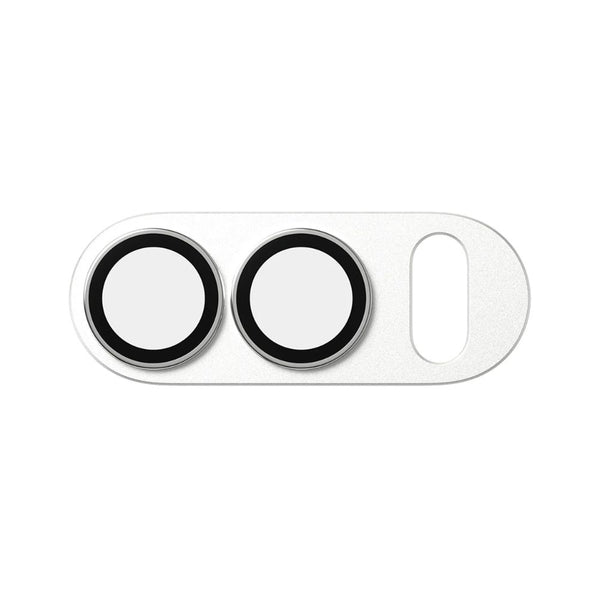 PanzerGlass Fender Silver camera lens protector for iPhone Duo with slim matte aluminum housing and camera plateau protection Qatar