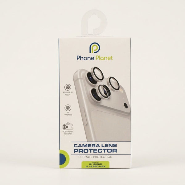Phone Planet Silver Aluminum Alloy 9H Camera Lens Protector for iPhone 18 Pro and Pro Max Qatar