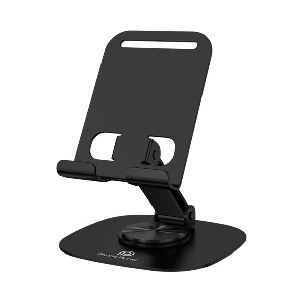 Phone Planet PP-HD20 universal folding phone stand black 360 degree adjustable smartphone holder Qatar