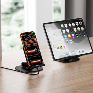 Phone Planet PP-HD20 universal folding phone stand black 360 degree adjustable smartphone holder Qatar