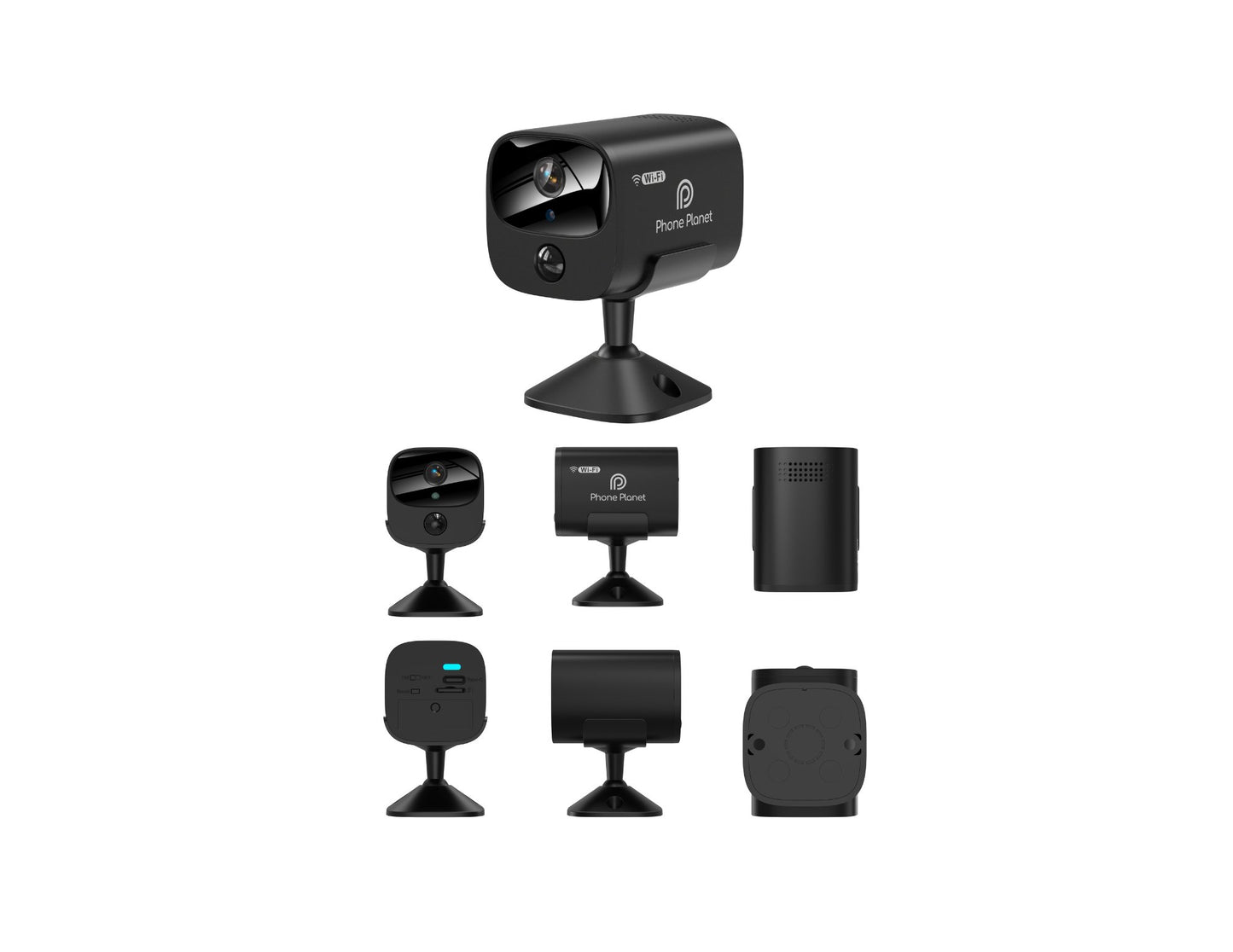 Phone Planet PP-SE08 4MP Wi-Fi battery camera Qatar with 2K HD resolution and PIR detection