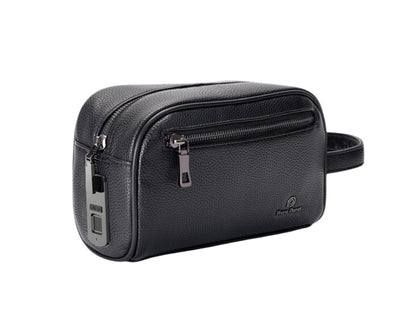 Phone Planet PP-B01 smart fingerprint lock handbag black anti theft leather handbag Qatar