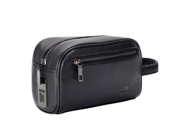 Phone Planet PP-B01 smart fingerprint lock handbag black anti theft leather handbag Qatar