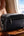 Phone Planet PP-B01 smart fingerprint lock handbag black anti theft leather handbag Qatar