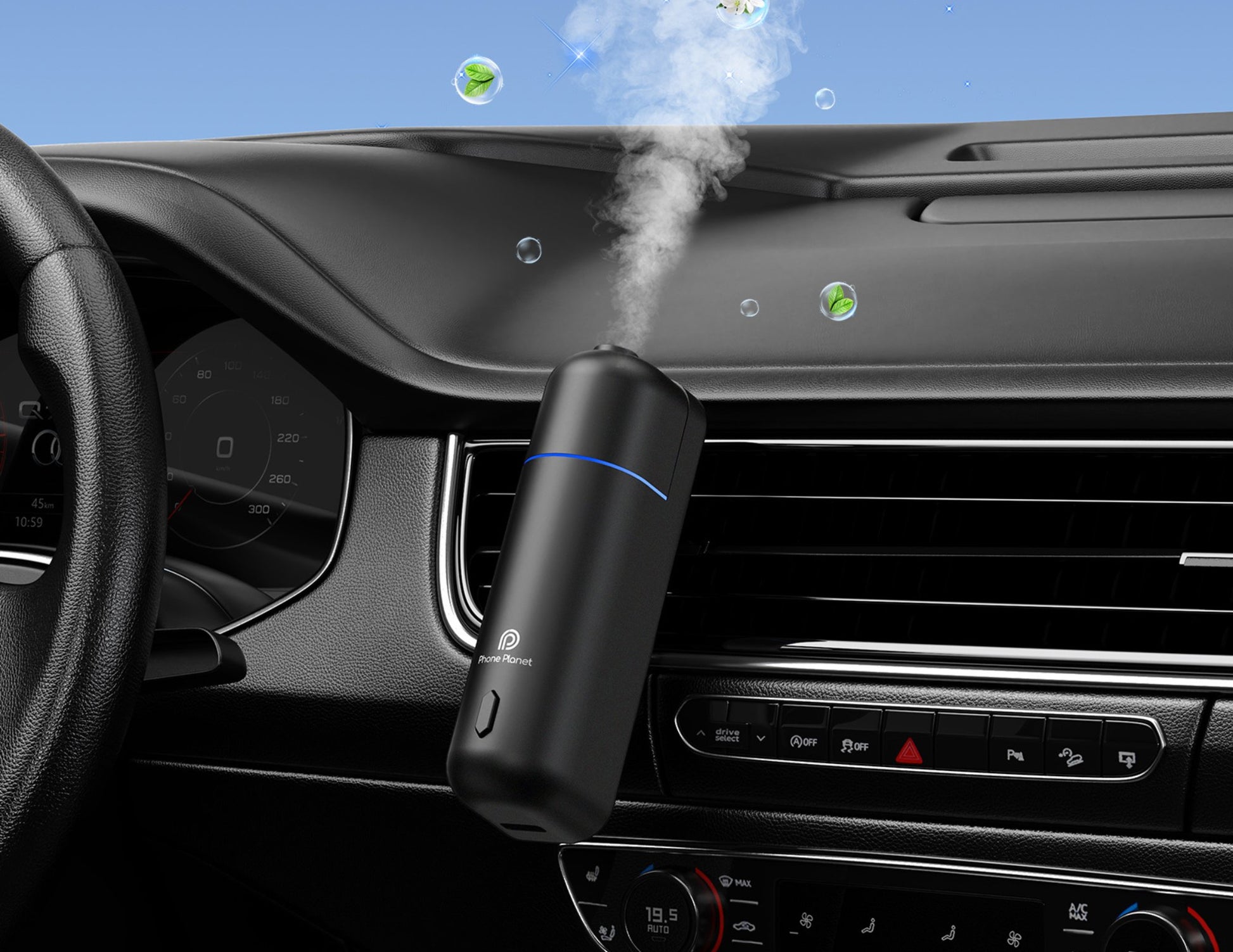 Phone Planet ultrasonic aroma diffuser PP-CY04-BK