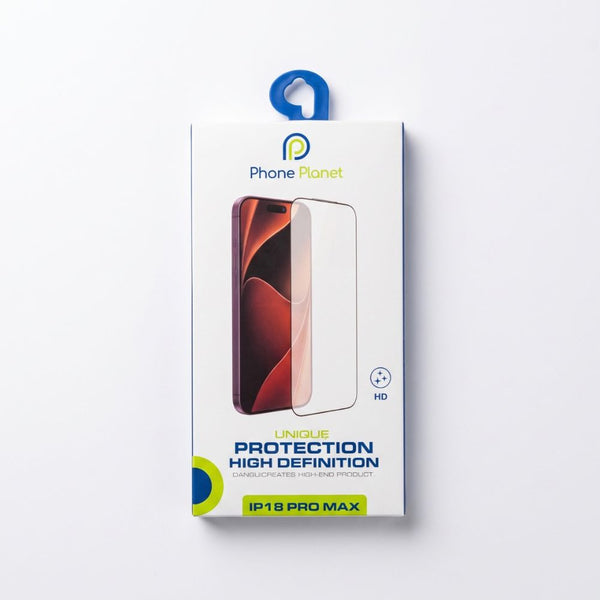 Phone Planet Unique Protection Clear HD Screen Protector for iPhone 18 Pro Max with 9H glass and oleophobic coating Qatar