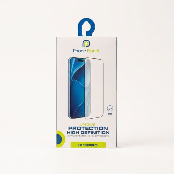 Phone Planet Unique Protection Clear HD Screen Protector for iPhone 18 Pro with 9H glass and oleophobic coating Qatar