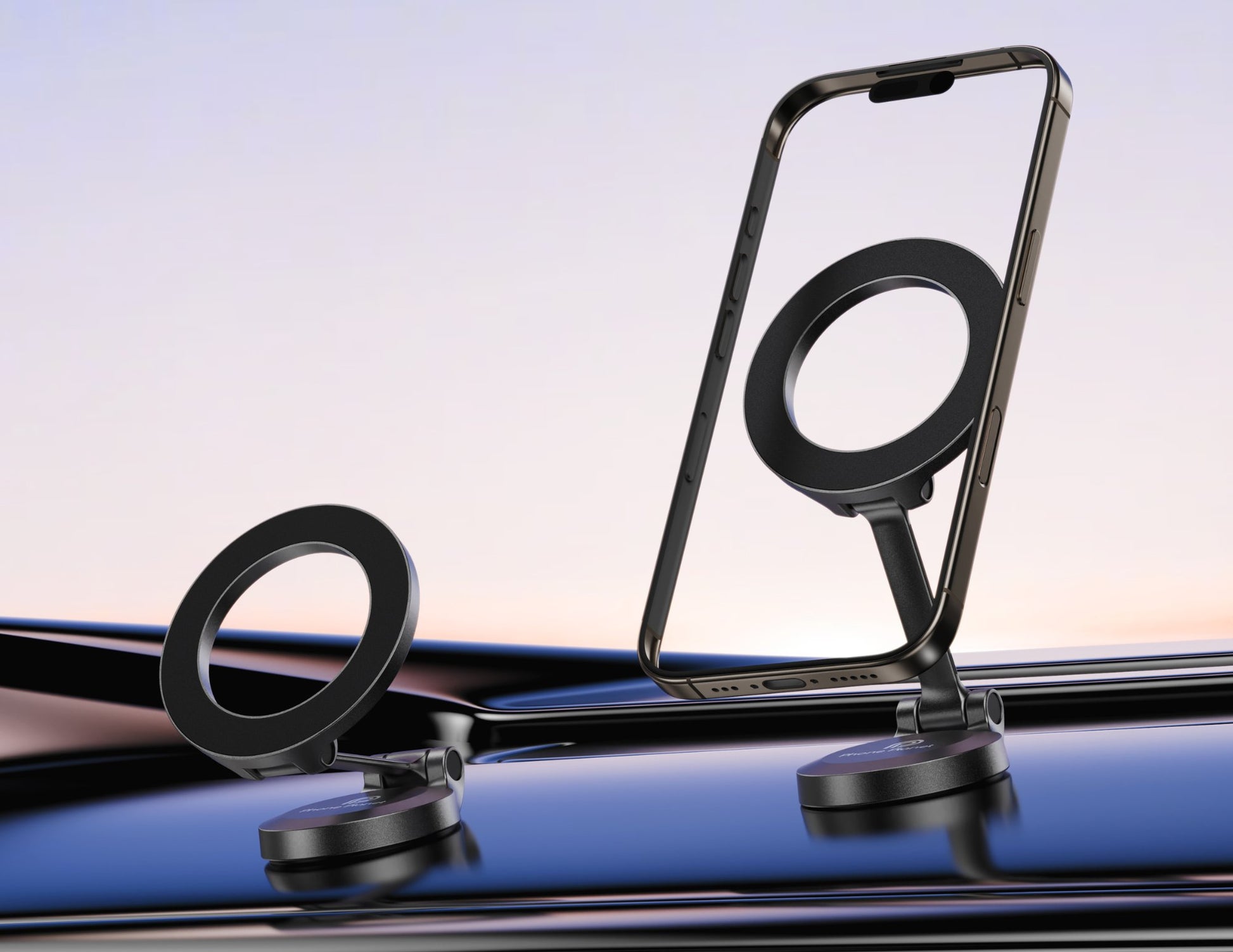 Phone Planet PP-HD18 magnetic phone holder gunmetal gray Qatar