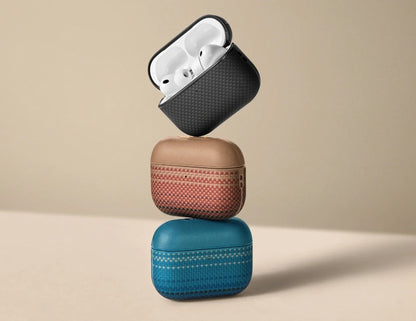 Pitaka Aramid Fiber Case for AirPods Pro 3 with PU leather and MagSafe Qatar