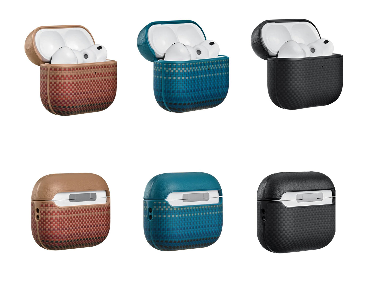 Pitaka Aramid Fiber Case for AirPods Pro 3 with PU leather and MagSafe Qatar