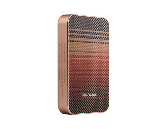 PITAKA Aramid Fiber Magnetic Power Bank Qi2 10000mAh slim magnetic wireless charger
