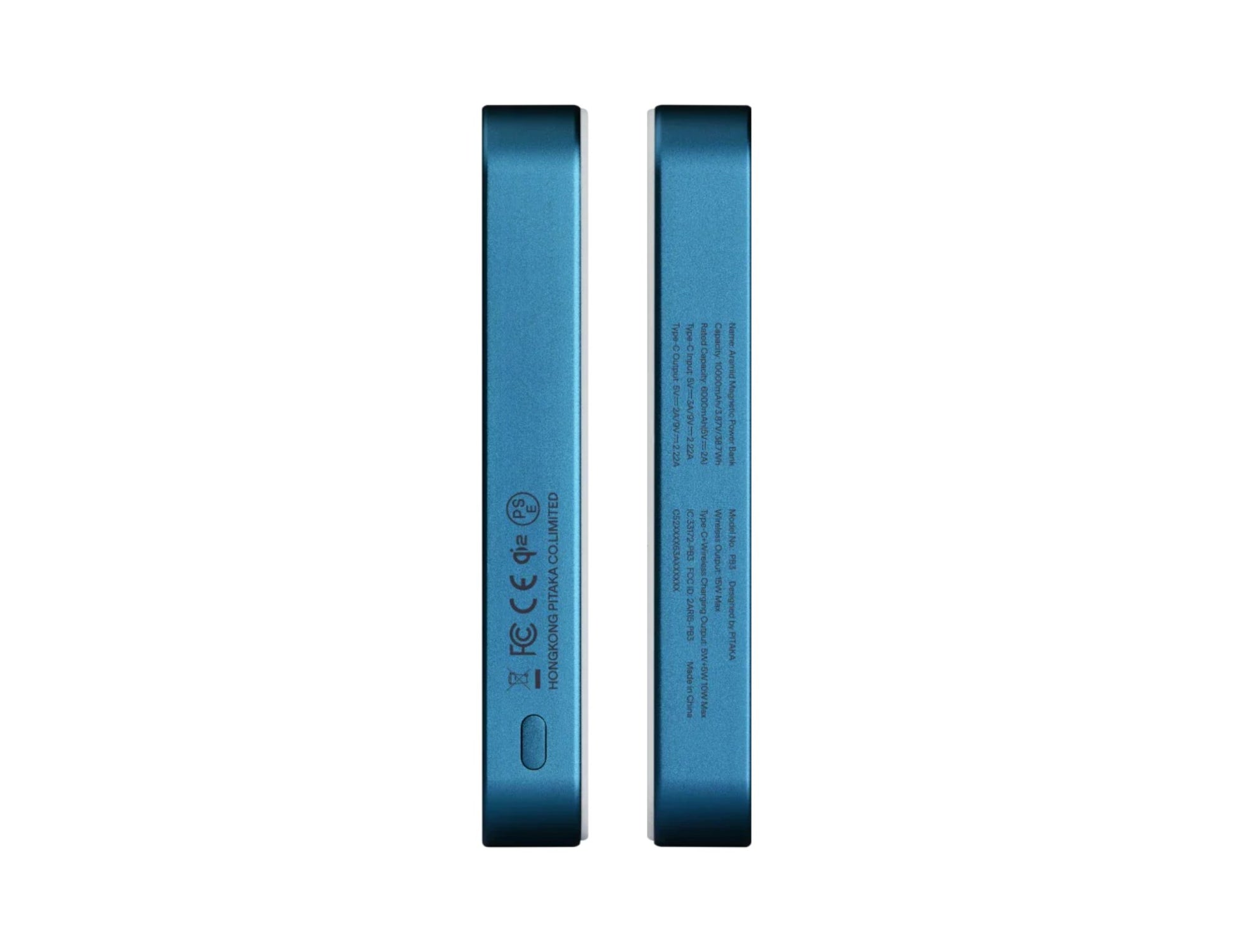 PITAKA Aramid Fiber Magnetic Power Bank Qi2 10000mAh slim magnetic wireless charger