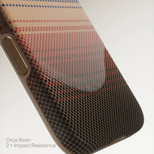 Pitaka Aramid UltraGuard Sunset Case for iPhone 17 Pro with MagSafe military-grade protection Qatar