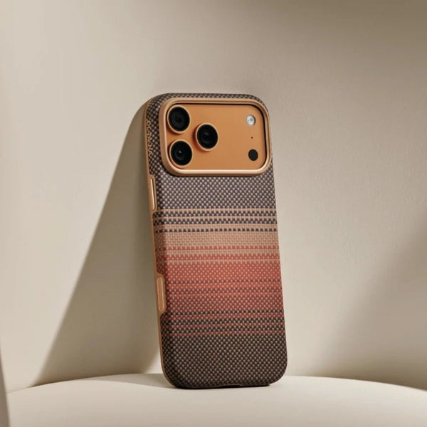 Pitaka Aramid UltraGuard Sunset Case for iPhone 17 Pro with MagSafe military-grade protection Qatar