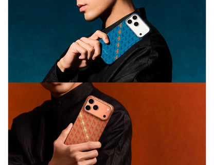 Pitaka Edge Happiness Rides In ultra-slim aramid fiber MagSafe case for iPhone 17 Pro and Pro Max at Thabthaba Store Qatar.