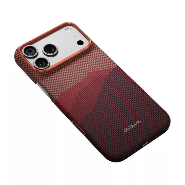 Pitaka Edge Ultra-Slim Case for iPhone 18 Pro Autumn Dusk aerospace-grade aramid fiber MagSafe Camera Control Qatar