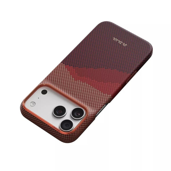 Pitaka Edge Ultra-Slim Case for iPhone 18 Pro Autumn Dusk aerospace-grade aramid fiber MagSafe Camera Control Qatar