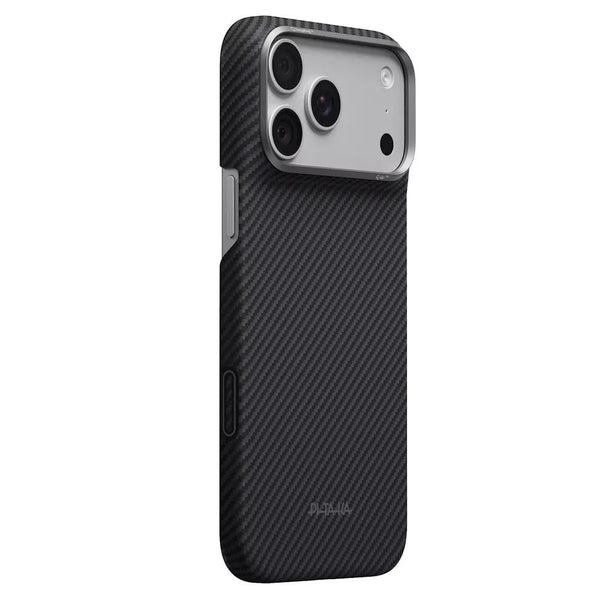 Pitaka Edge Ultra-Slim Case for iPhone 18 Pro Black Grey Twill aerospace-grade aramid fiber MagSafe Camera Control Qatar
