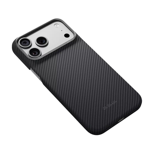 Pitaka Edge Ultra-Slim Case for iPhone 18 Pro Black Grey Twill aerospace-grade aramid fiber MagSafe Camera Control Qatar