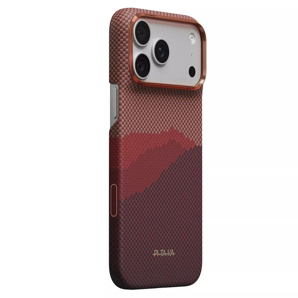 Pitaka Edge Ultra-Slim Case for iPhone 18 Pro Max Autumn Dusk aerospace-grade aramid fiber MagSafe Camera Control Qatar