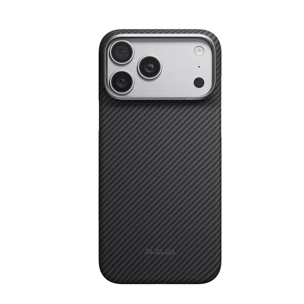 Pitaka Edge Ultra-Slim Case for iPhone 18 Pro Max Black Grey Twill aerospace-grade aramid fiber MagSafe Camera Control Qatar