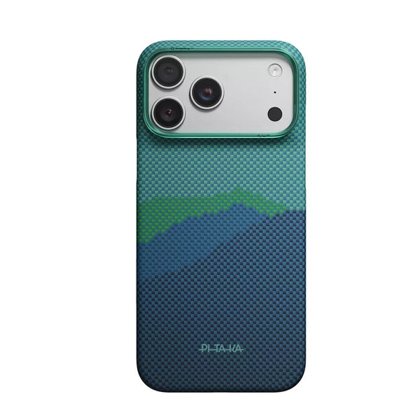 Pitaka Edge Ultra-Slim Case for iPhone 18 Pro Max Summer Noon aerospace-grade aramid fiber MagSafe Camera Control Qatar