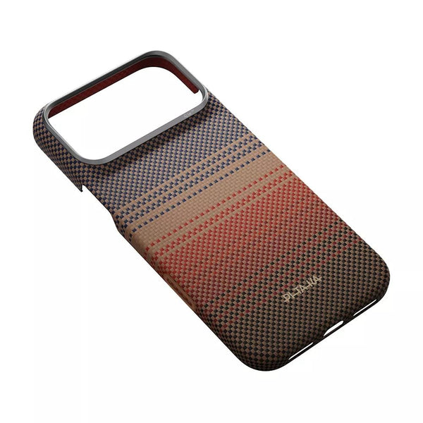 Pitaka Edge Ultra-Slim Case for iPhone 18 Pro Max Sunset aerospace-grade aramid fiber MagSafe Camera Control Qatar