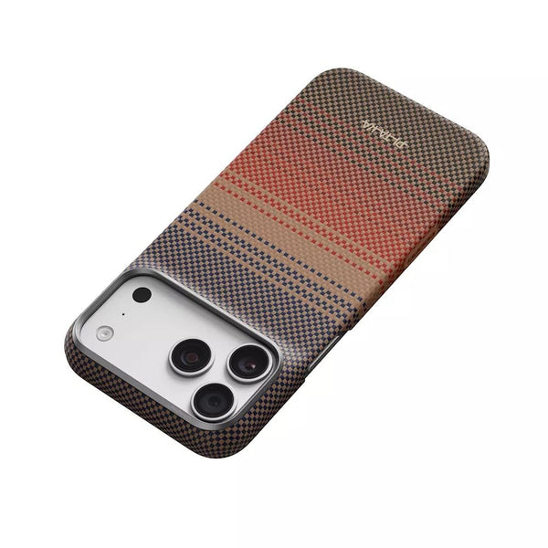 Pitaka Edge Ultra-Slim Case for iPhone 18 Pro Max Sunset aerospace-grade aramid fiber MagSafe Camera Control Qatar