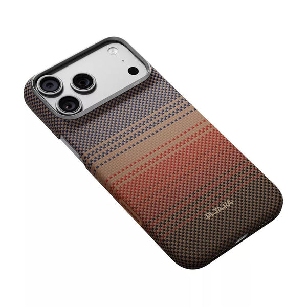Pitaka Edge Ultra-Slim Case for iPhone 18 Pro Max Sunset aerospace-grade aramid fiber MagSafe Camera Control Qatar