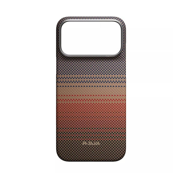 Pitaka Edge Ultra-Slim Case for iPhone 18 Pro Sunset aerospace-grade aramid fiber MagSafe Camera Control Qatar