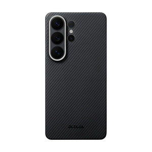PITAKA Edge Ultra-Slim aramid fiber case with Aaron Button for Samsung Galaxy S26 Ultra Black Grey Qatar