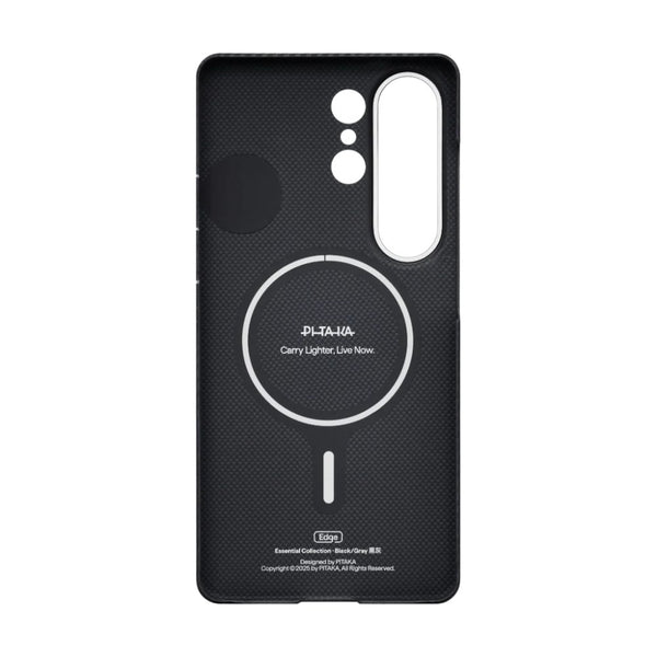 PITAKA Edge Ultra-Slim aramid fiber case with Aaron Button for Samsung Galaxy S26 Ultra Black Grey Qatar