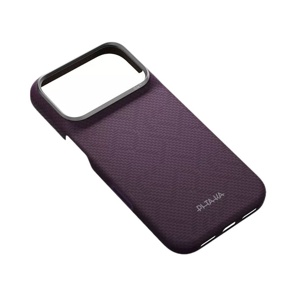 PITAKA Edge Ultra-Slim aerospace-grade aramid fiber MagSafe case for iPhone 18 Pro Charoite Purple Qatar