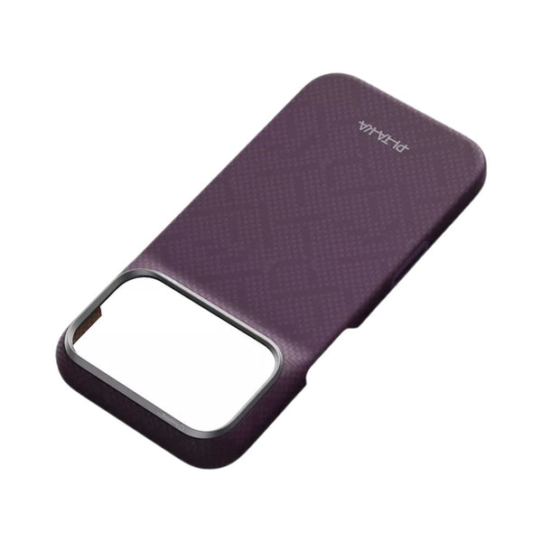 PITAKA Edge Ultra-Slim aerospace-grade aramid fiber MagSafe case for iPhone 18 Pro Charoite Purple Qatar