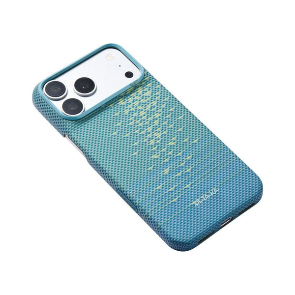 PITAKA Edge Ultra-Slim aramid fiber MagSafe case for iPhone 18 Pro in Lucid Blue Qatar