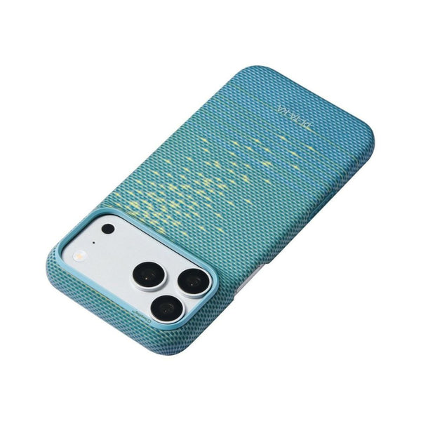 PITAKA Edge Ultra-Slim aramid fiber MagSafe case for iPhone 18 Pro in Lucid Blue Qatar