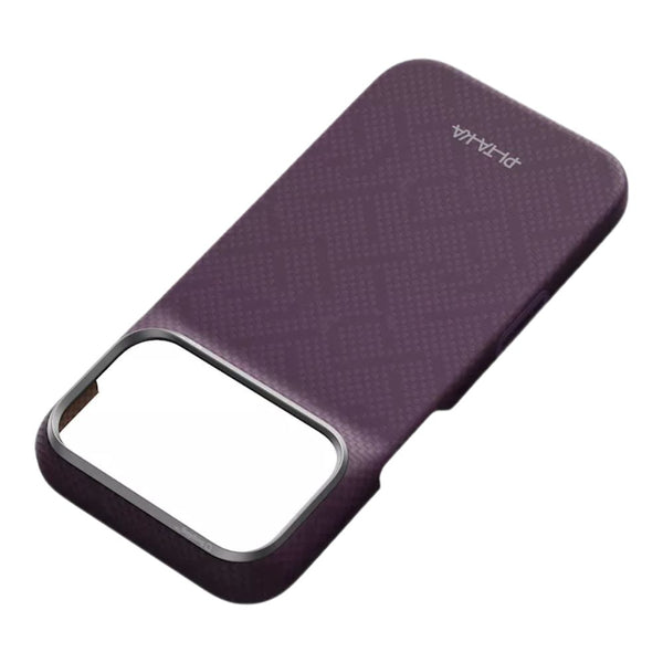 PITAKA Edge Ultra-Slim aerospace-grade aramid fiber MagSafe case for iPhone 18 Pro Max Charoite Purple Qatar