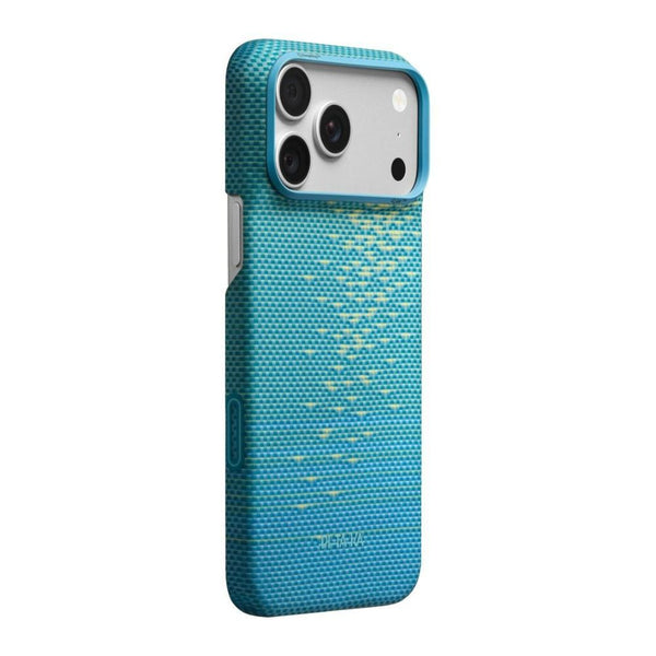 PITAKA Edge Ultra-Slim aramid fiber MagSafe case for iPhone 18 Pro Max in Lucid Blue Qatar
