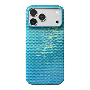 PITAKA Edge Ultra-Slim aramid fiber MagSafe case for iPhone 18 Pro Max in Lucid Blue Qatar