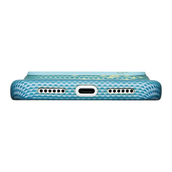 PITAKA Edge Ultra-Slim aramid fiber MagSafe case for iPhone 18 Pro Max in Lucid Blue Qatar