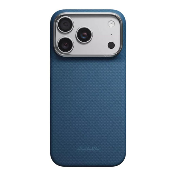 PITAKA Edge Ultra-Slim aerospace-grade aramid fiber MagSafe case with PitaTap™ for iPhone 18 Pro Max Midnight Blue Qatar