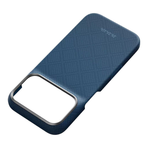 PITAKA Edge Ultra-Slim aerospace-grade aramid fiber MagSafe case with PitaTap™ for iPhone 18 Pro Max Midnight Blue Qatar