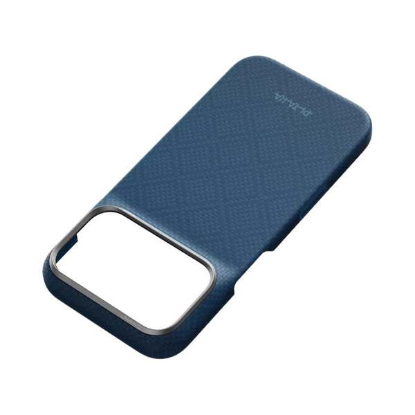 PITAKA Edge Ultra-Slim aerospace-grade aramid fiber MagSafe case with PitaTap™ for iPhone 18 Pro Midnight Blue Qatar