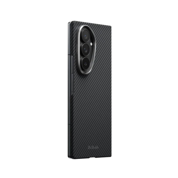 PITAKA Samsung Galaxy Z Fold8 Ultra Edge 600D aramid fiber case Black Grey Twill Qatar