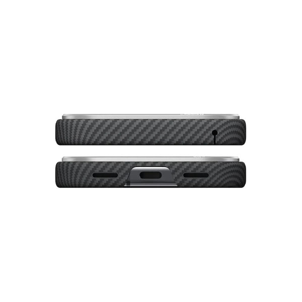 Pitaka Google Pixel 11 Edge Case 600D Black Grey Twill with MagSafe and aramid fiber in Qatar