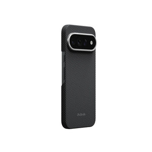 Pitaka Google Pixel 11 Pro XL Edge Case 600D Black Grey Twill with MagSafe and 600D aramid fiber in Qatar