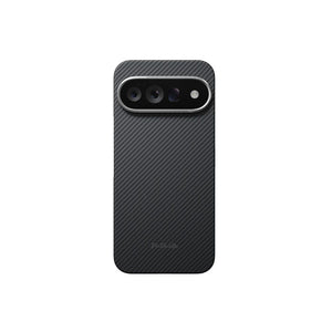 Pitaka Google Pixel 11 Pro XL Edge Case 600D Black Grey Twill with MagSafe and 600D aramid fiber in Qatar